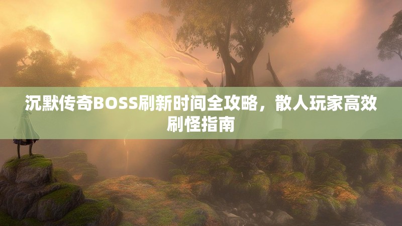 沉默传奇BOSS刷新时间全攻略，散人玩家高效刷怪指南