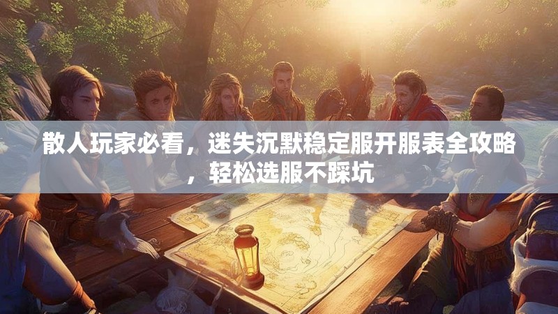 散人玩家必看，迷失沉默稳定服开服表全攻略，轻松选服不踩坑