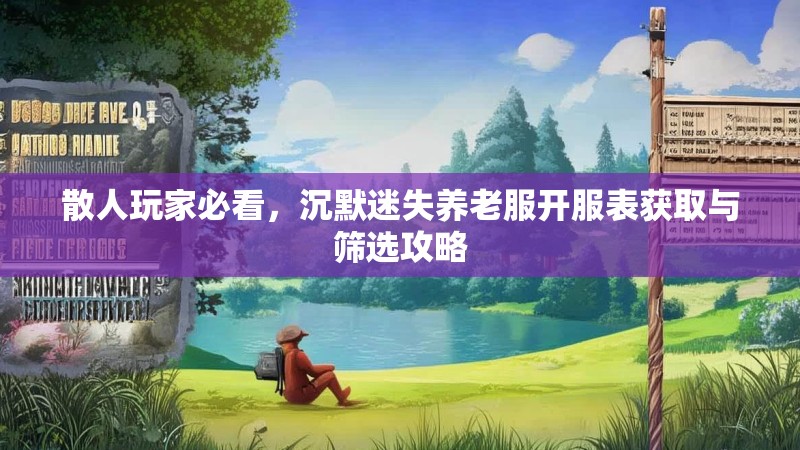 散人玩家必看，沉默迷失养老服开服表获取与筛选攻略