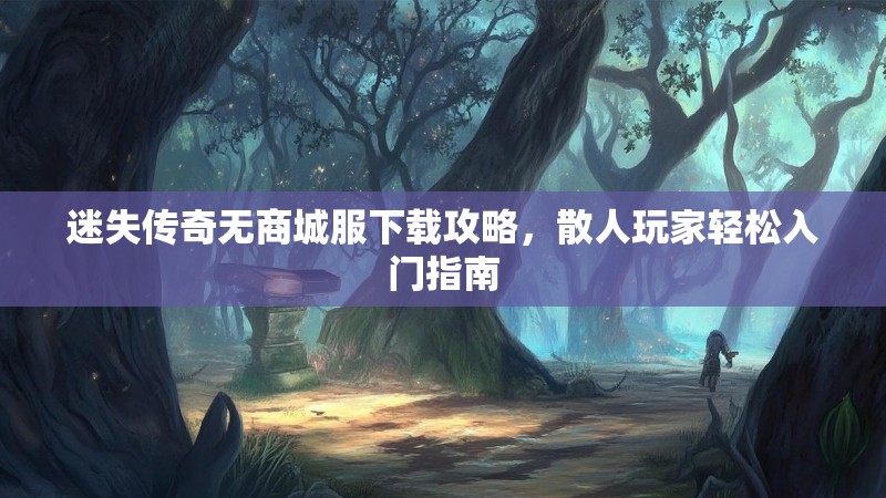 迷失传奇无商城服下载攻略，散人玩家轻松入门指南