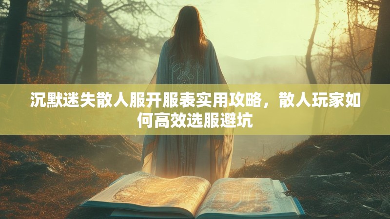 沉默迷失散人服开服表实用攻略，散人玩家如何高效选服避坑