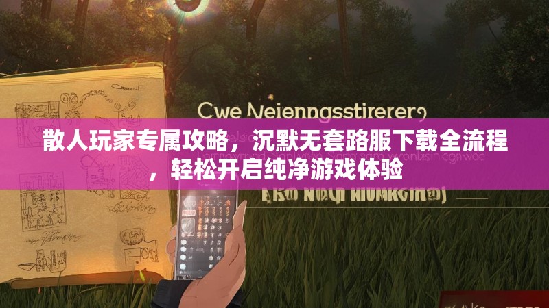 散人玩家专属攻略，沉默无套路服下载全流程，轻松开启纯净游戏体验