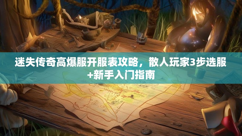 迷失传奇高爆服开服表攻略，散人玩家3步选服+新手入门指南