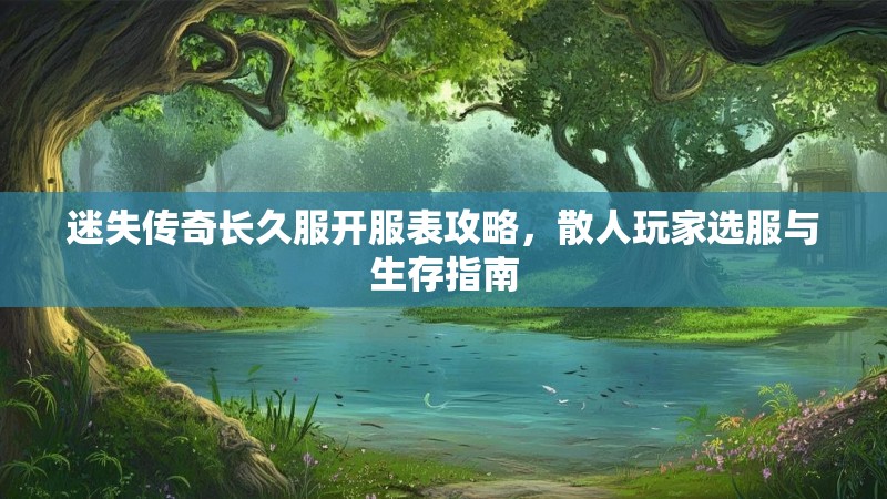 迷失传奇长久服开服表攻略，散人玩家选服与生存指南