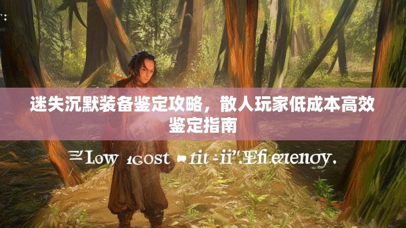 迷失沉默装备鉴定攻略，散人玩家低成本高效鉴定指南