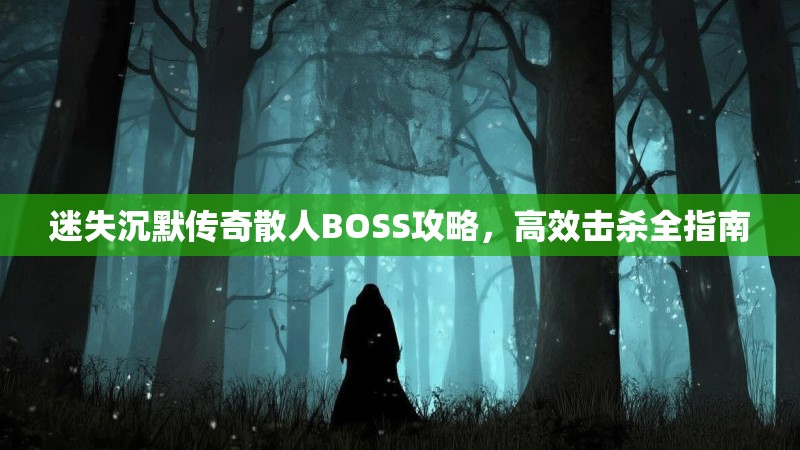 迷失沉默传奇散人BOSS攻略，高效击杀全指南