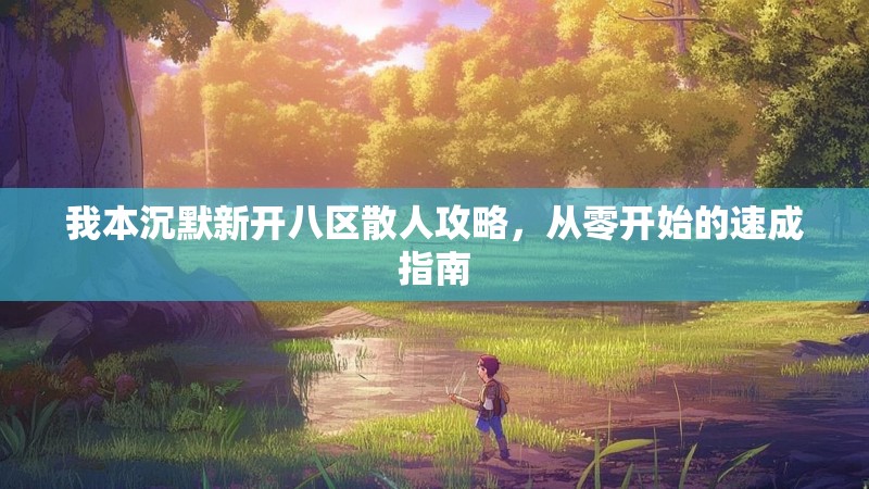 我本沉默新开八区散人攻略，从零开始的速成指南