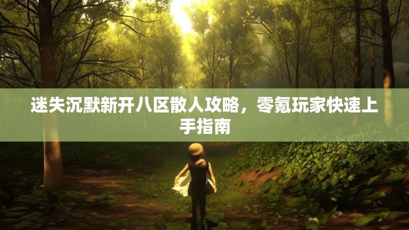 迷失沉默新开八区散人攻略，零氪玩家快速上手指南