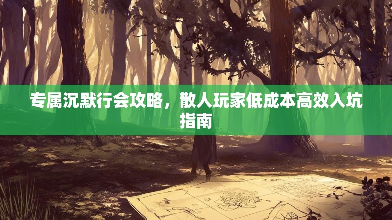 专属沉默行会攻略，散人玩家低成本高效入坑指南