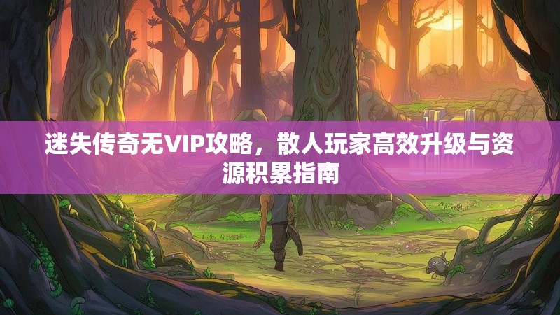 迷失传奇无VIP攻略，散人玩家高效升级与资源积累指南