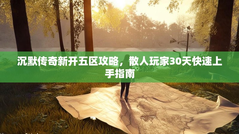 沉默传奇新开五区攻略，散人玩家30天快速上手指南