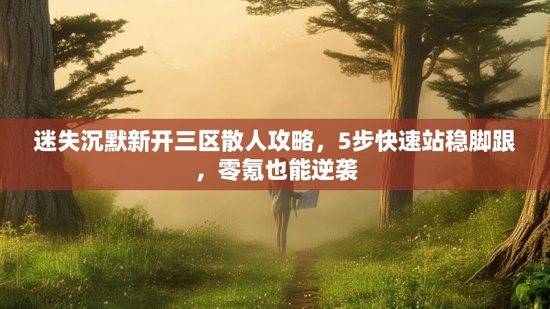 迷失沉默新开三区散人攻略，5步快速站稳脚跟，零氪也能逆袭
