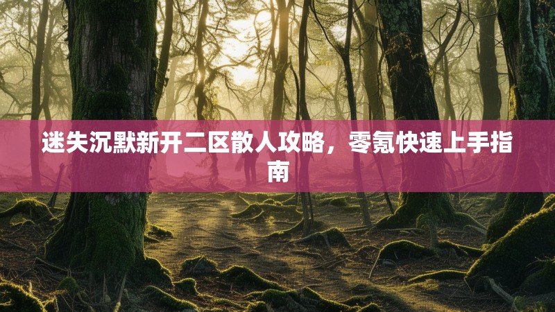 迷失沉默新开二区散人攻略，零氪快速上手指南