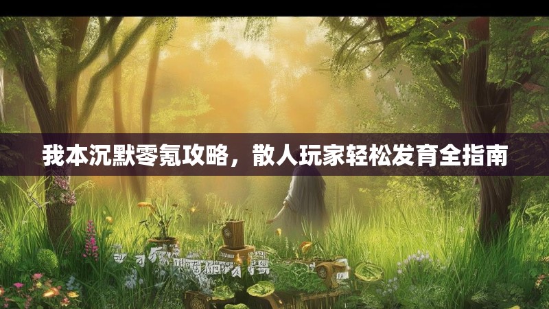 我本沉默零氪攻略，散人玩家轻松发育全指南