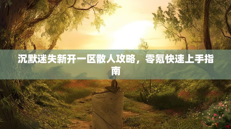 沉默迷失新开一区散人攻略，零氪快速上手指南