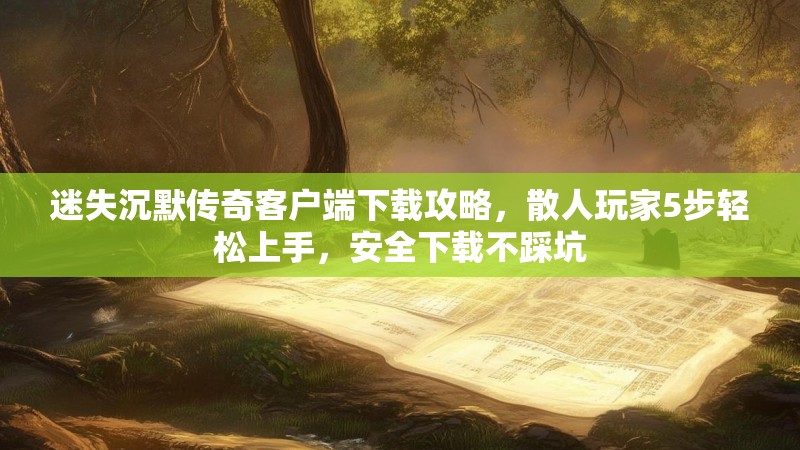 迷失沉默传奇客户端下载攻略，散人玩家5步轻松上手，安全下载不踩坑