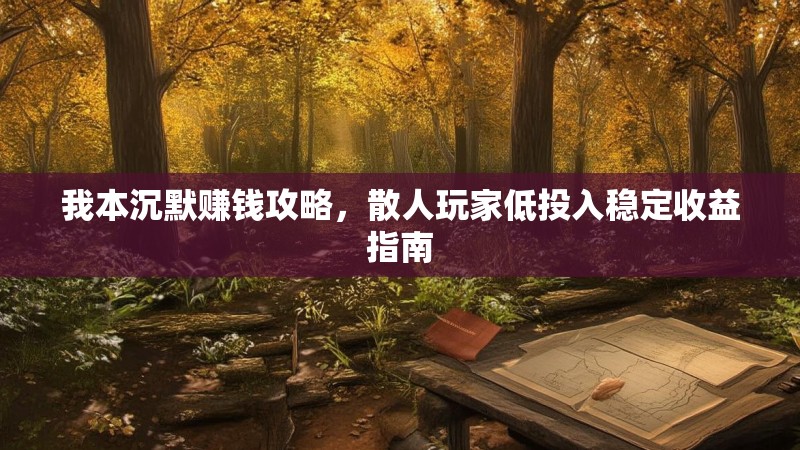 我本沉默赚钱攻略，散人玩家低投入稳定收益指南