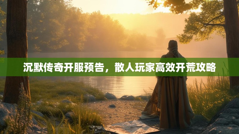 沉默传奇开服预告，散人玩家高效开荒攻略