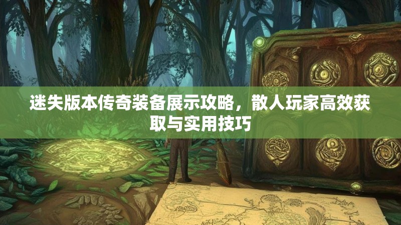 迷失版本传奇装备展示攻略，散人玩家高效获取与实用技巧