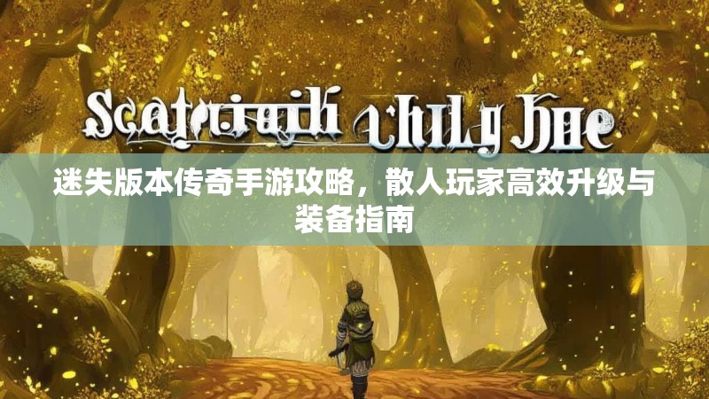 迷失版本传奇手游攻略，散人玩家高效升级与装备指南