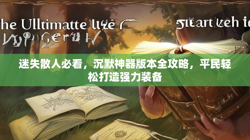 迷失散人必看，沉默神器版本全攻略，平民轻松打造强力装备