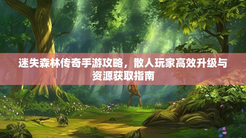 迷失森林传奇手游攻略，散人玩家高效升级与资源获取指南