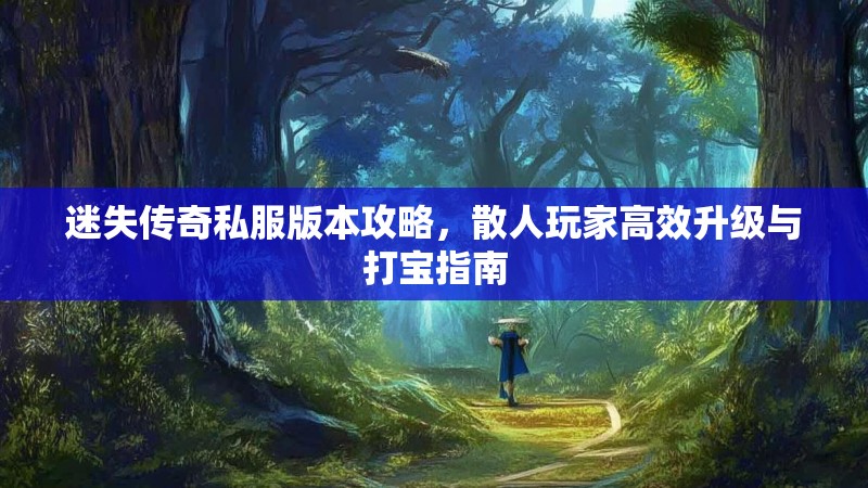 迷失传奇私服版本攻略，散人玩家高效升级与打宝指南