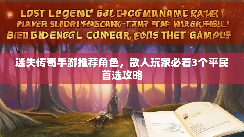 迷失传奇手游推荐角色，散人玩家必看3个平民首选攻略