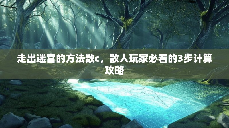 走出迷宫的方法数c，散人玩家必看的3步计算攻略