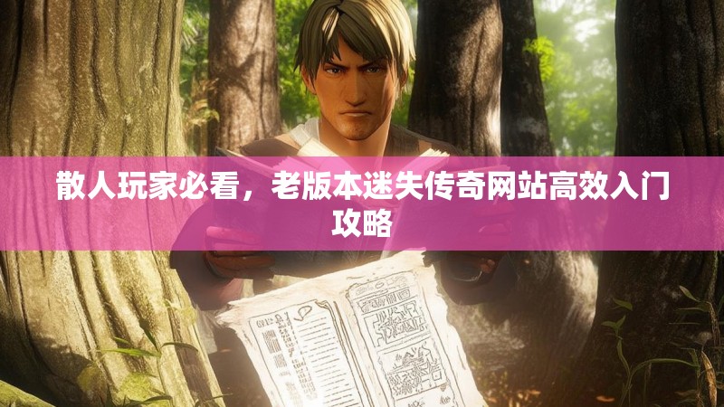 散人玩家必看，老版本迷失传奇网站高效入门攻略