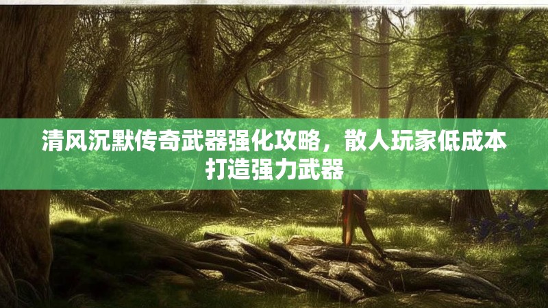 清风沉默传奇武器强化攻略，散人玩家低成本打造强力武器