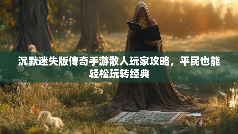 沉默迷失版传奇手游散人玩家攻略，平民也能轻松玩转经典