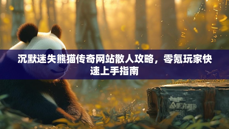 沉默迷失熊猫传奇网站散人攻略，零氪玩家快速上手指南