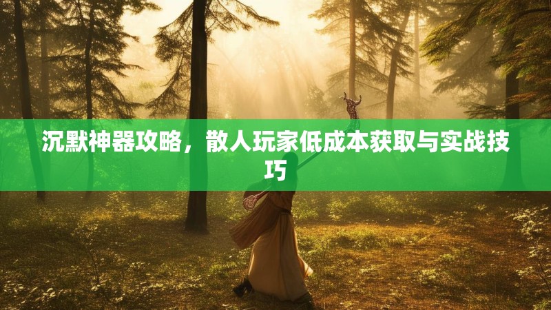 沉默神器攻略，散人玩家低成本获取与实战技巧