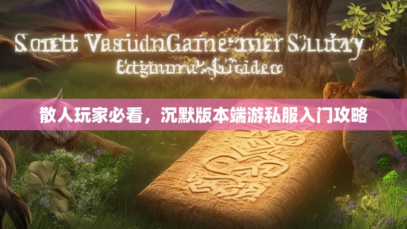 散人玩家必看，沉默版本端游私服入门攻略