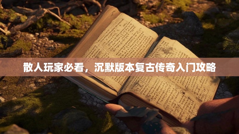 散人玩家必看，沉默版本复古传奇入门攻略
