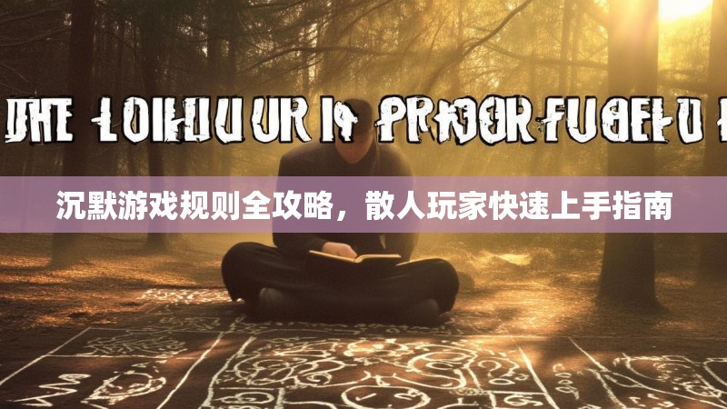 沉默游戏规则全攻略，散人玩家快速上手指南