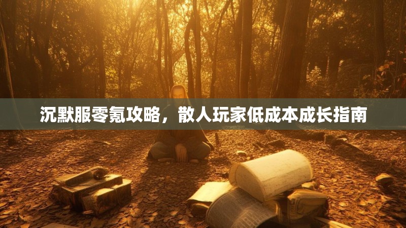 沉默服零氪攻略，散人玩家低成本成长指南