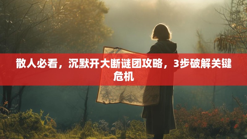 散人必看，沉默开大断谜团攻略，3步破解关键危机