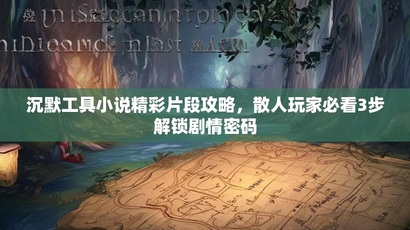 沉默工具小说精彩片段攻略，散人玩家必看3步解锁剧情密码