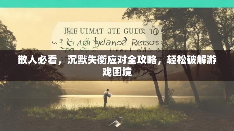 散人必看，沉默失衡应对全攻略，轻松破解游戏困境