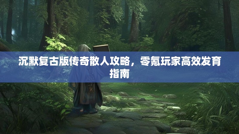 沉默复古版传奇散人攻略，零氪玩家高效发育指南