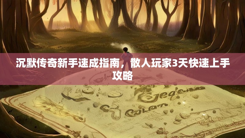 沉默传奇新手速成指南，散人玩家3天快速上手攻略