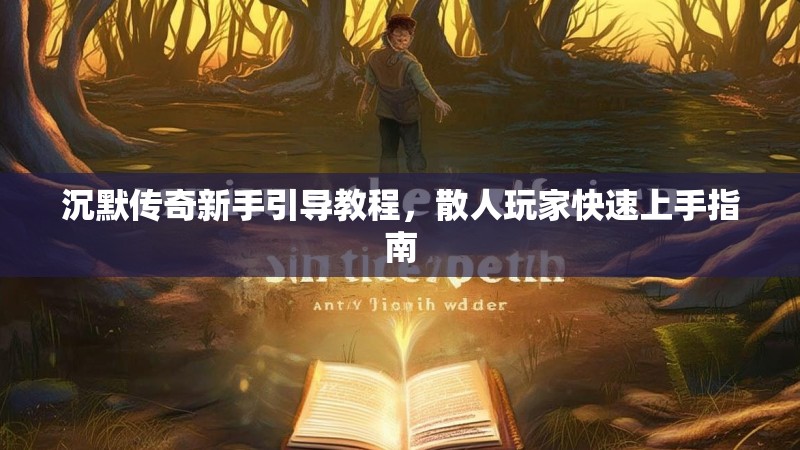 沉默传奇新手引导教程，散人玩家快速上手指南