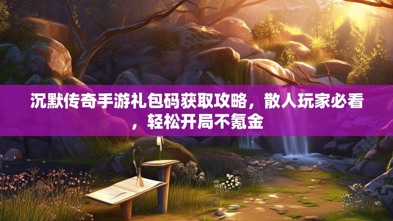 沉默传奇手游礼包码获取攻略，散人玩家必看，轻松开局不氪金