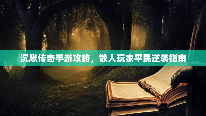 沉默传奇手游攻略，散人玩家平民逆袭指南