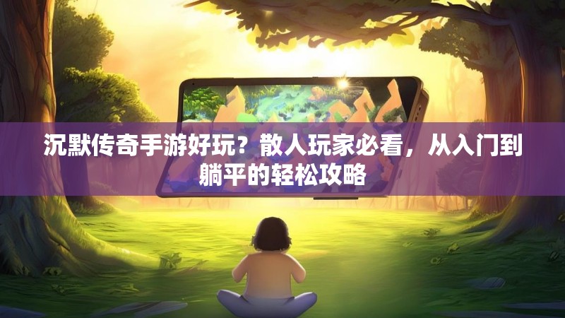 沉默传奇手游好玩？散人玩家必看，从入门到躺平的轻松攻略