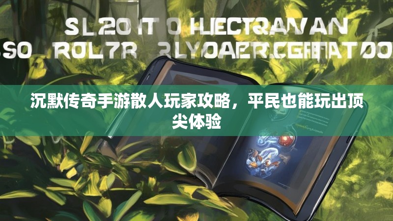 沉默传奇手游散人玩家攻略，平民也能玩出顶尖体验