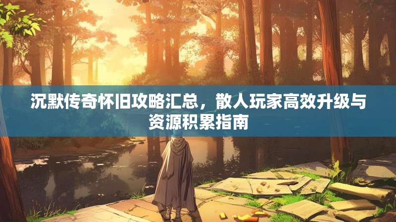 沉默传奇怀旧攻略汇总，散人玩家高效升级与资源积累指南
