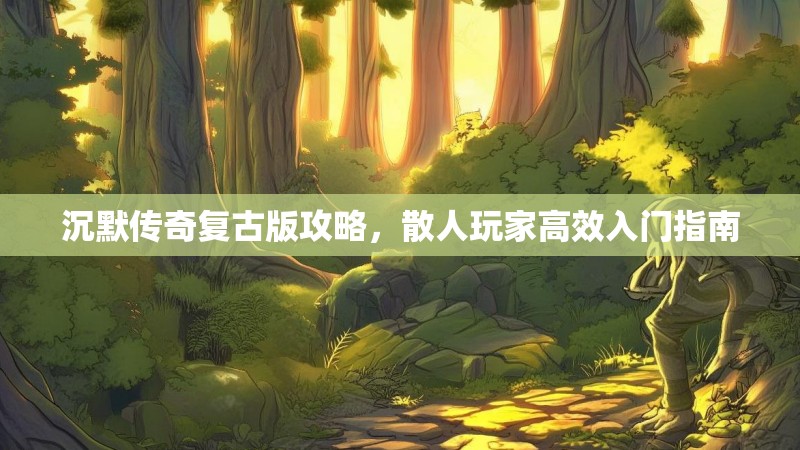 沉默传奇复古版攻略，散人玩家高效入门指南